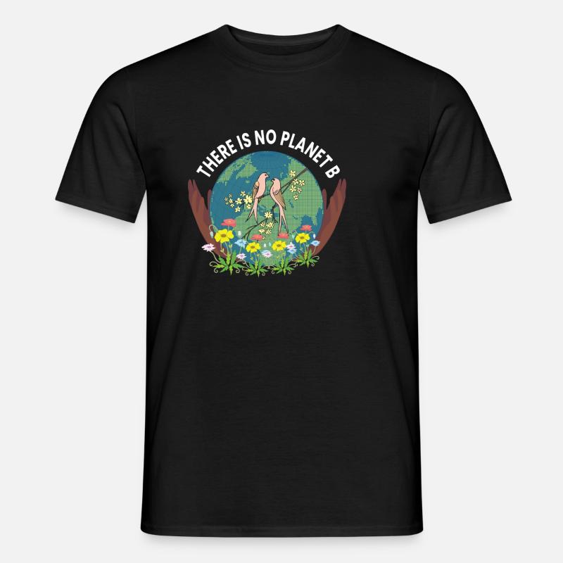 no planet b - Männer T-Shirt - Schwarz