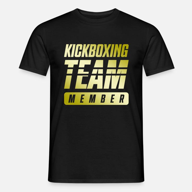 Kickboxing Team - Männer T-Shirt - Schwarz