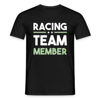 Racing Team - Men's T-Shirt - black - Front - AI Model Male 178 light (178cm)
