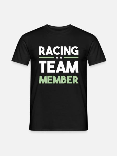 Équipe de course - T-shirt homme - noir