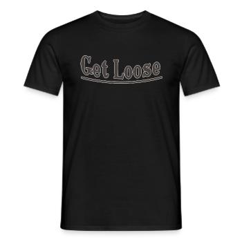 Get loose - Männer T-Shirt - Schwarz - Vorne - AI Model Male 178 light (178cm)