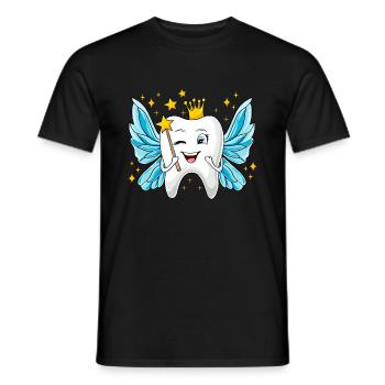 Zahnfee Karneval Kostüm Mädchen Fasching Zahn Fee - Männer T-Shirt - Schwarz - Vorne - AI Model Male 178 light (178cm)