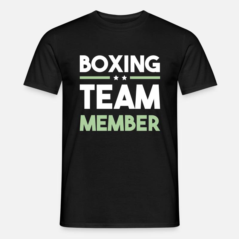 Boxing Team - Männer T-Shirt - Schwarz