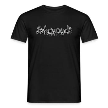 Seelenverwandt - Männer T-Shirt - Schwarz - Vorne - AI Model Male 178 light (178cm)