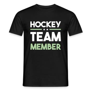 Équipe de hockey - T-shirt homme - noir - Devant - AI Model Male 178 light (178cm)