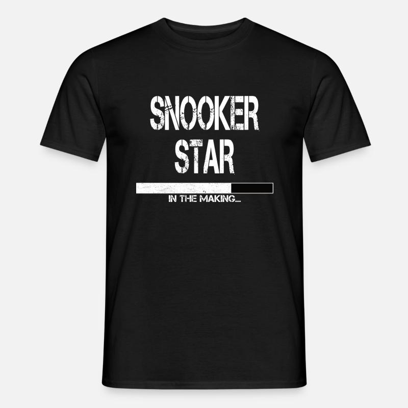 Snooker Star in Bearbeitung Snooker Pool & Billard - Männer T-Shirt - Schwarz