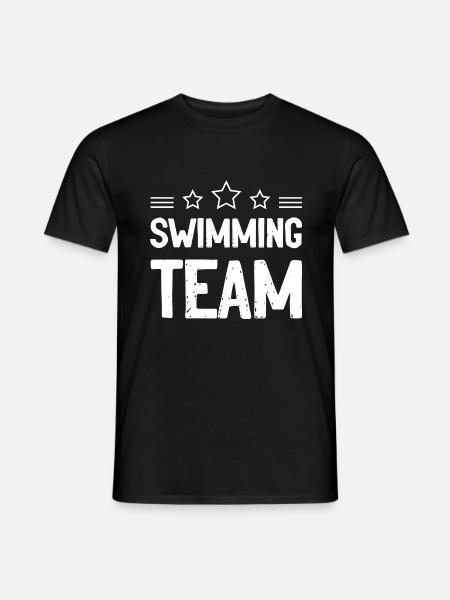Swimming Team - Men's T-Shirt - black