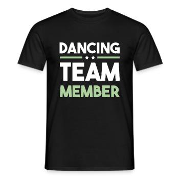 Dancing Team - Männer T-Shirt - Schwarz - Vorne - AI Model Male 178 light (178cm)