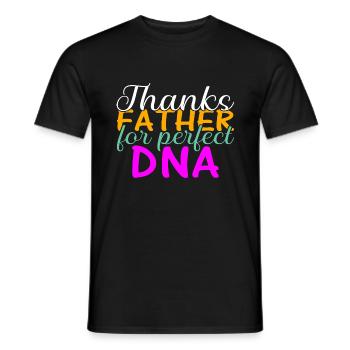 Drôle de forme de cadeau de fête des pères pour le fils et la fille - T-shirt homme - noir - Devant - AI Model Male 178 light (178cm)