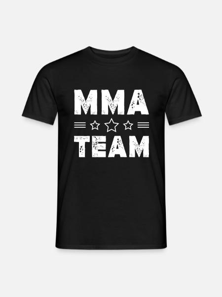 Mma Team - Männer T-Shirt - Schwarz
