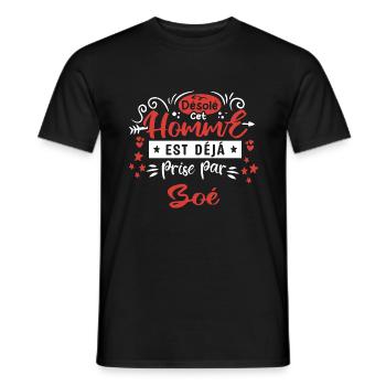 Cadeau Homme déja pris par Boé - T-shirt homme - noir - Devant - AI Model Male 178 light (178cm)