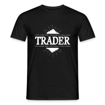 Trader Beruf - Männer T-Shirt - Schwarz - Vorne - AI Model Male 178 light (178cm)