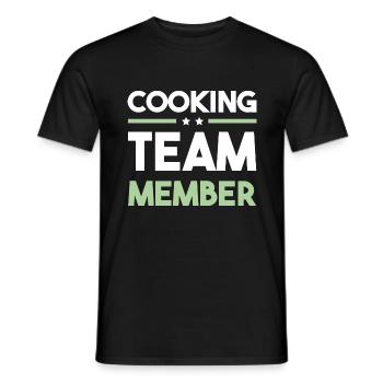 Cooking Team - Men's T-Shirt - black - Front - AI Model Male 178 light (178cm)