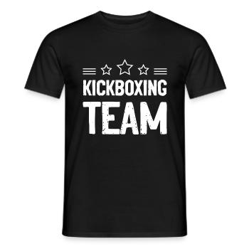 Équipe de kickboxing - T-shirt homme - noir - Devant - AI Model Male 178 light (178cm)
