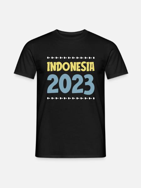 Indonesia 2023 - Men's T-Shirt - black