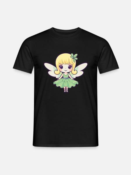 Fairy Comic Cute - Men's T-Shirt - black