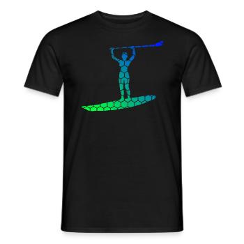 Stand up Paddle Board Sup Femmes Standup Paddle - T-shirt homme - noir - Devant - AI Model Male 178 light (178cm)