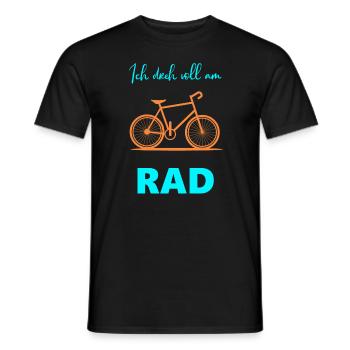 Bicyclette - T-shirt homme - noir - Devant - AI Model Male 178 light (178cm)