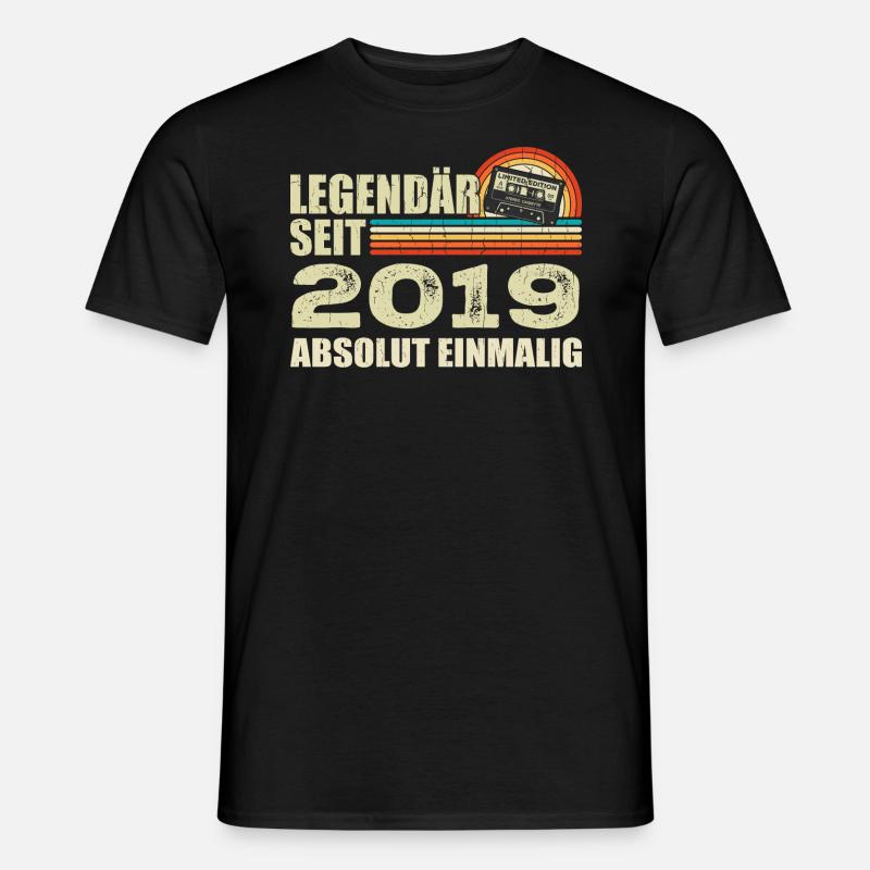 Legendary since 2019 - absolutely unique - Men's T-Shirt - black