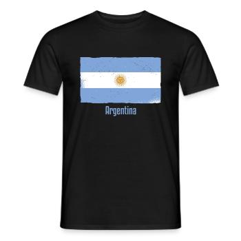 From Argentina - Männer T-Shirt - Schwarz - Vorne - AI Model Male 178 light (178cm)