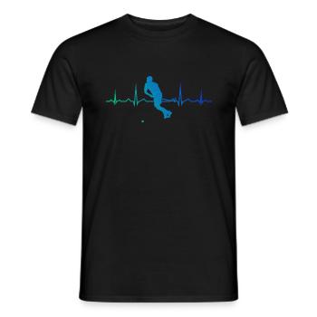 Floorball Floorball Femme Innebandy Homme - T-shirt homme - noir - Devant - AI Model Male 178 light (178cm)