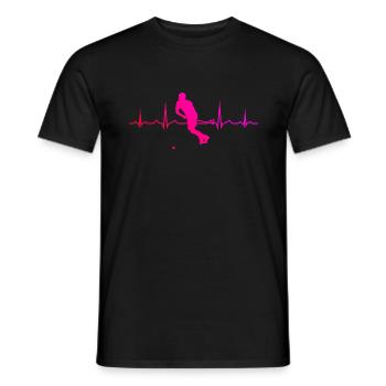 Floorball Unihockeyspielen Innebandy Damen - Männer T-Shirt - Schwarz - Vorne - AI Model Male 178 light (178cm)