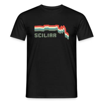 Sciliar 2563 Dolomiti Sciliar Dolomites South Tyrol - Men's T-Shirt - black - Front - AI Model Male 178 light (178cm)