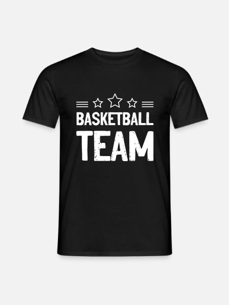 Basketball Team Mannschaft - Männer T-Shirt - Schwarz