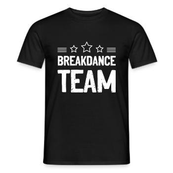 Équipe de breakdance Mannschaft - T-shirt homme - noir - Devant - AI Model Male 178 light (178cm)