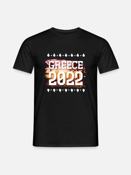 Greece 2022 - Men's T-Shirt - black