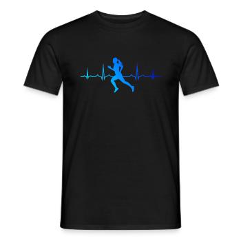 Course Féminine Course Jogging Jogging - T-shirt homme - noir - Devant - AI Model Male 178 light (178cm)