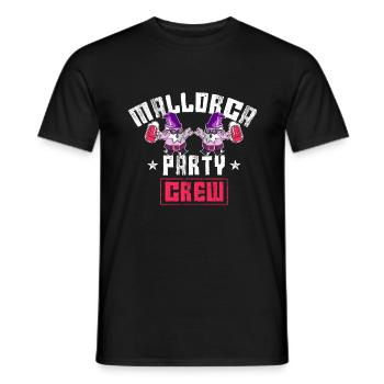 Mallorca Party Crew - Männer T-Shirt - Schwarz - Vorne - AI Model Male 178 light (178cm)