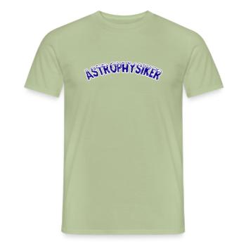 Astrophysiker - Männer T-Shirt - Sage - Vorne - AI Model Male 178 light (178cm)
