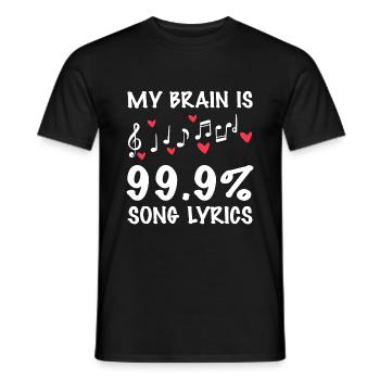 Theatre Acting Actor Actress - Men's T-Shirt - black - Front - AI Model Male 178 light (178cm)