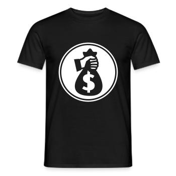 Monnaie Monnaie Silhouette - T-shirt homme - noir - Devant - AI Model Male 178 light (178cm)