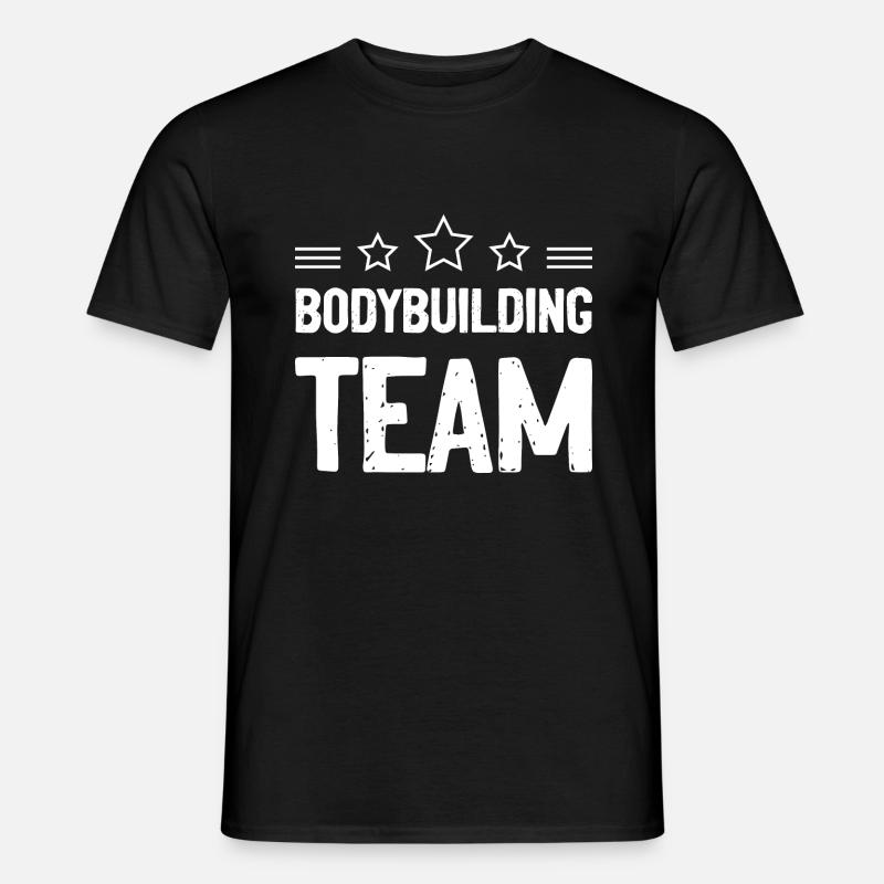 Équipe de musculation - T-shirt homme - noir