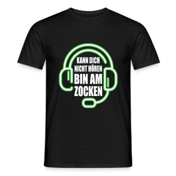Gaming Gamer Funny Saying Gift - T-shirt homme - noir - Devant - AI Model Male 178 light (178cm)
