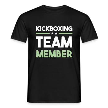Équipe de kickboxing - T-shirt homme - noir - Devant - AI Model Male 178 light (178cm)