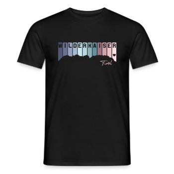 Wilder Kaiser Tirol Kitzbühel Austria Österreich - Men's T-Shirt - black - Front - AI Model Male 178 light (178cm)