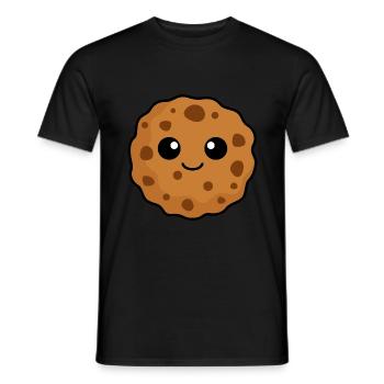 Bande dessinée Cookies - T-shirt homme - noir - Devant - AI Model Male 178 light (178cm)