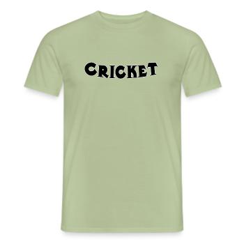 Cricket - Männer T-Shirt - Sage - Vorne - AI Model Male 178 light (178cm)