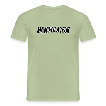 Manipulateur - Männer T-Shirt - Sage - Vorne - AI Model Male 178 light (178cm)