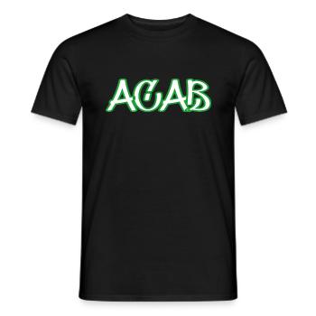 ACAB Grafitti Streetlife Urban Hip Hop - Men's T-Shirt - black - Front - AI Model Male 178 light (178cm)