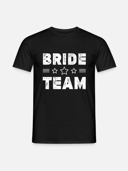 Bride Team - Men's T-Shirt - black