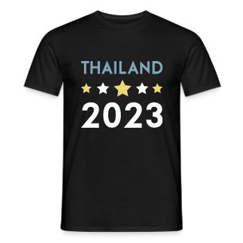 Thailand 2023 Krona - Men's T-Shirt - black - Front - AI Model Male 178 light (178cm)