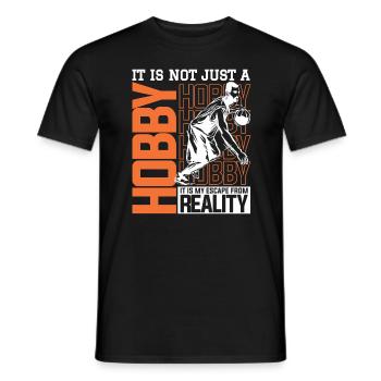 Ask Me About Basketball Actually You Don't Have To - Männer T-Shirt - Schwarz - Vorne - AI Model Male 178 light (178cm)