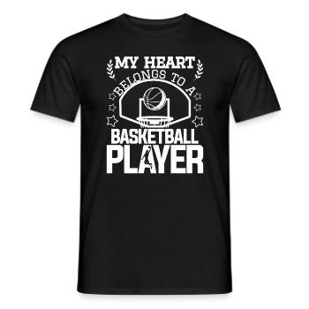 Ask Me About Basketball Actually You Don't Have To - Männer T-Shirt - Schwarz - Vorne - AI Model Male 178 light (178cm)