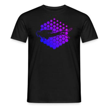 Divers Scuba Diving Scuba Divers Scuba Diver - Men's T-Shirt - black - Front - AI Model Male 178 light (178cm)