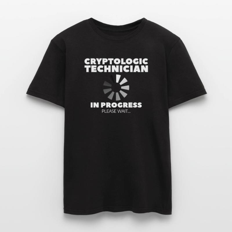 Cryptologic Technician In Progress Please Wait Männer T-Shirt