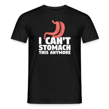 I Can't Stomach This Anymore Bariatric Gastric Sur - Männer T-Shirt - Schwarz - Vorne - AI Model Male 178 light (178cm)